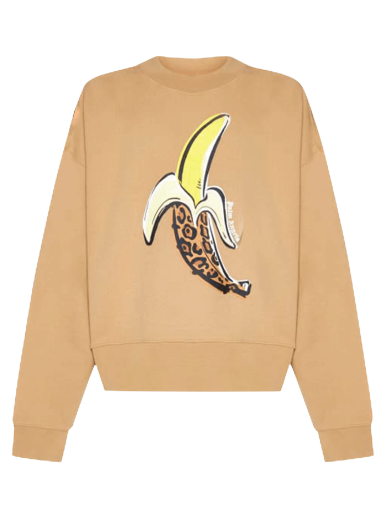 Pulover Palm Angels Banana Crew Sweat Večbarvna | PMBA026F22FLE0056418