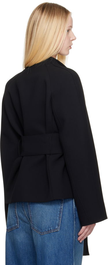 Jakna Khaite KHAITE Edith Belted Jacket Črna | 61814114, 2