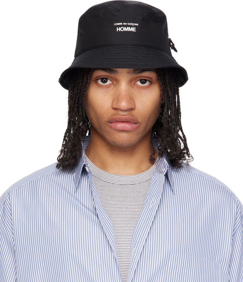 Klobuk Comme des Garçons Homme Nylon Bucket Hat Črna | HO-K602-051