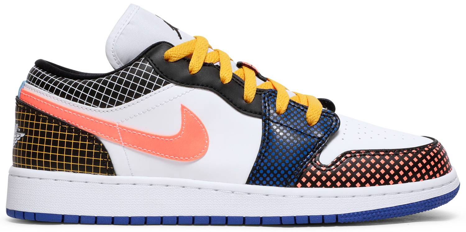 Superge in čevlji Jordan Air Jordan 1 Low MMD BG "Multi Grid" GS Večbarvna | DH7547-100, 0