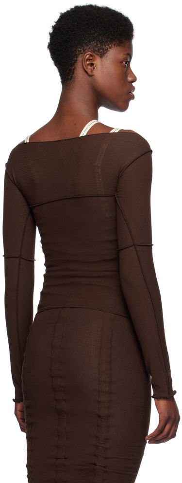 Majica Baserange Cinder Long Sleeve Top Rjava | TOCL-RB-SP24, 2
