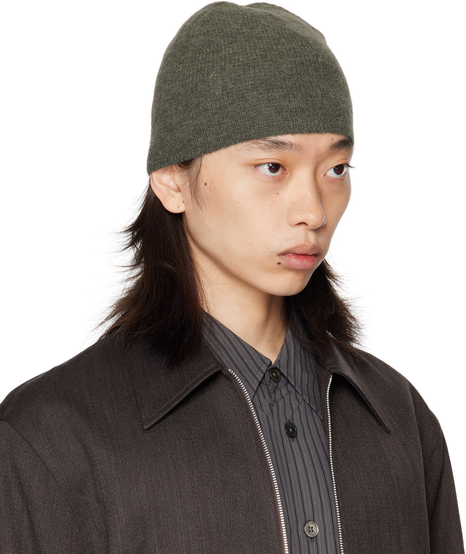 Beanie OUR LEGACY OUR LEGACY Alpaca Beanie Zelena | A4258BMG, 1