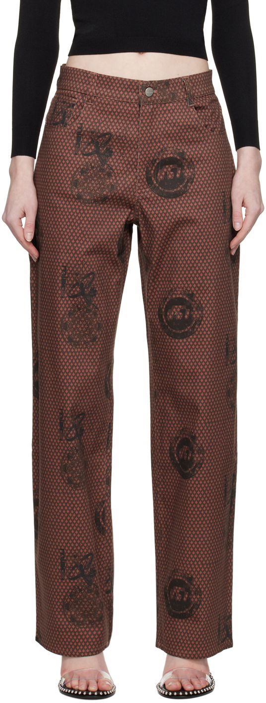 Kavbojke Miaou Miaou Fargo Trousers Rjava | 1007SCATL