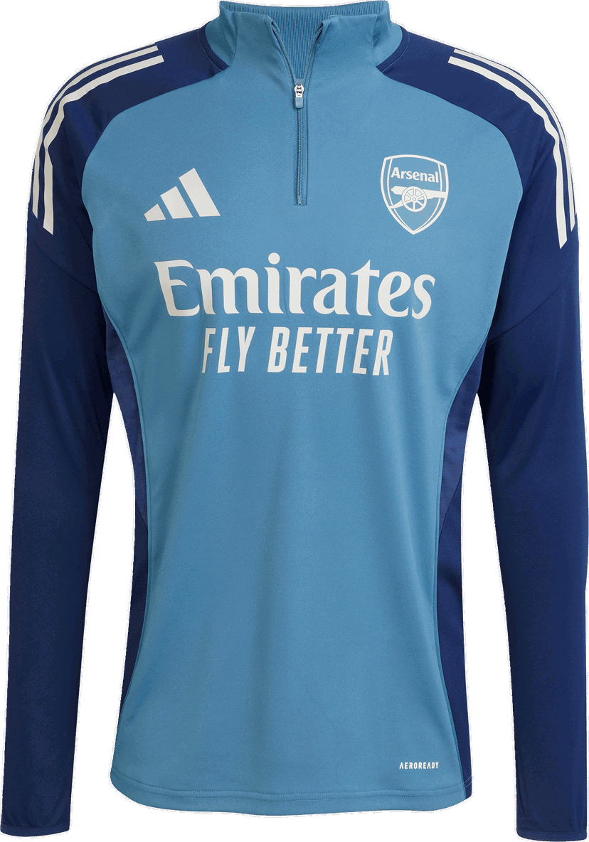 Majica adidas Originals Arsenal AFC TR TOP 2025/26 Long Sleeve Training Top Modra | jj1815