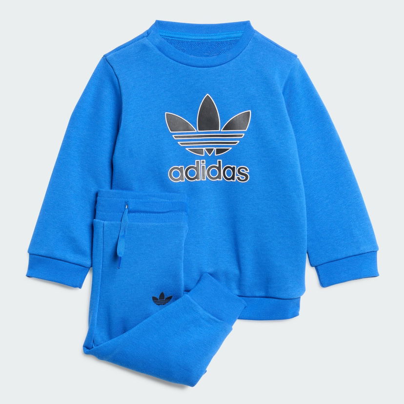 Trenirka adidas Performance Trefoil Crew Set Modra | JY0136