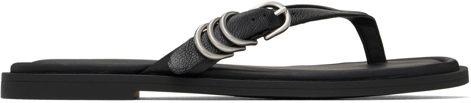 Nega čevljev rag & bone Rag & Bone Gia Leather Thong Sandals Črna | WFF25SF1003LE03, 0