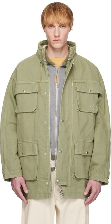 Parka MAISON KITSUNÉ Maison Kitsuné Cotton Denim Parka Zelena | OM02206WD4012, 0