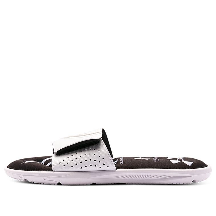 Superge in čevlji Under Armour Under Armour Ignite 6 Graphic Strap Slide 'White' Bela | 3024451-101