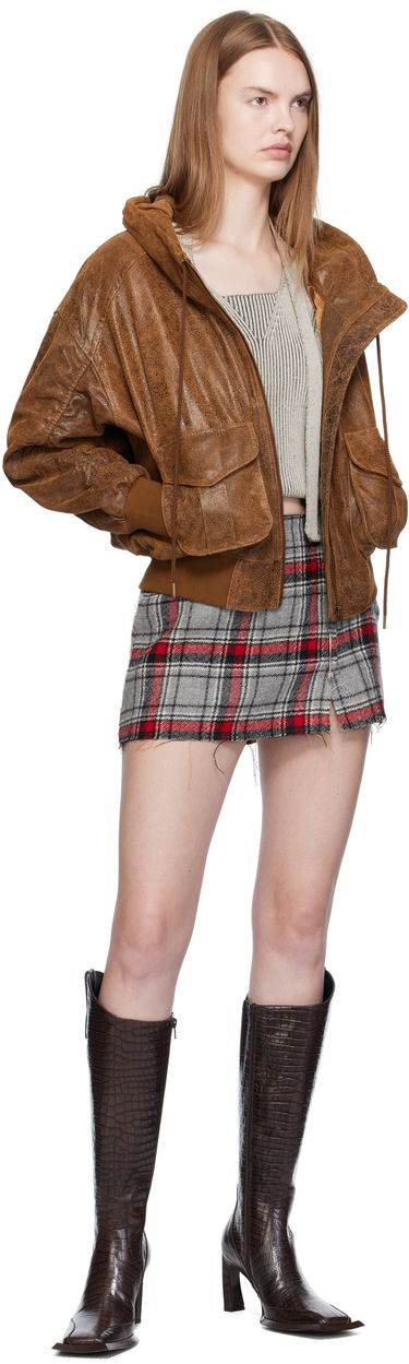 Krila R13 R13 Raw Cut Reversible Miniskirt Večbarvna | R13WR470-R566A, 3