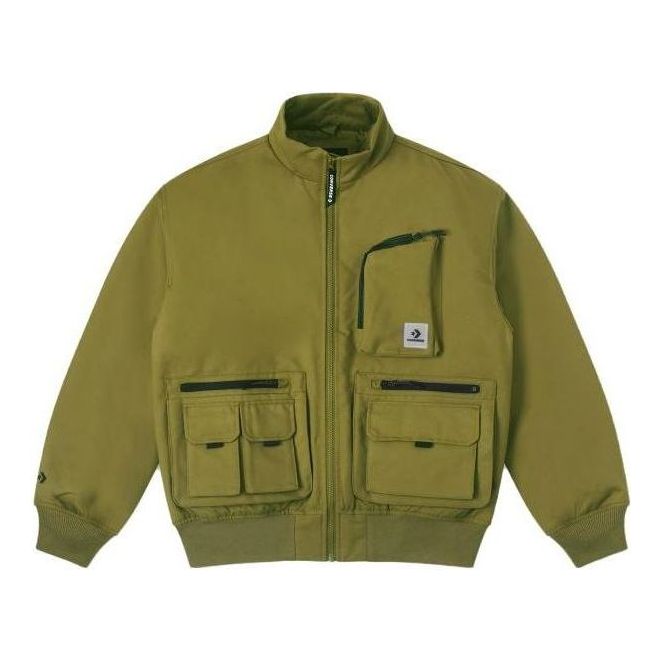 Bomber jakna Converse Short Bomber Jacket Zelena | 10025251-A02, 0