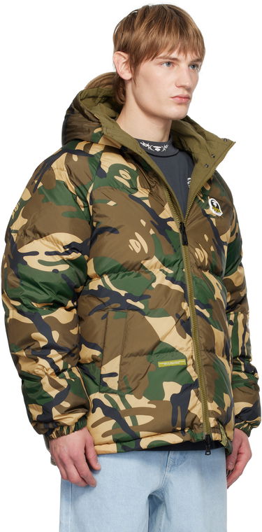 Parka AAPE by A Bathing Ape AAPE by A Bathing Ape Reversible Down Jacket Zelena | AAPDNM7669XXNGRH, 3