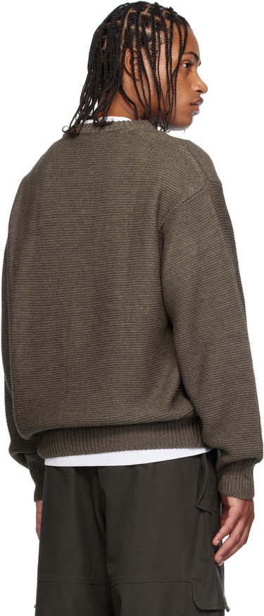 Pleteni pulover sage NATION Sage Nation Mackenzie Knit Wool Sweater Rjava | S064 MACKENZIE KNIT WOOL MUSHR, 2