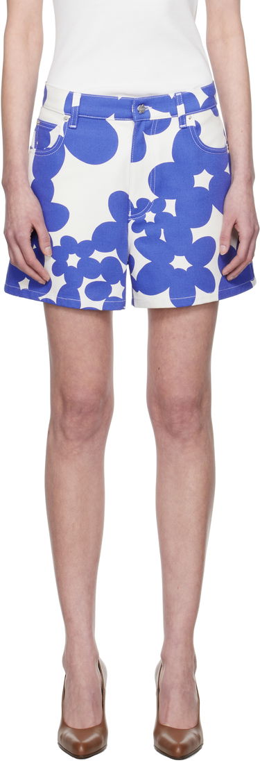 Kratke hlače Marni Marni Dillies Print Shorts Modra | PAMA0543S0 UTC462, 0