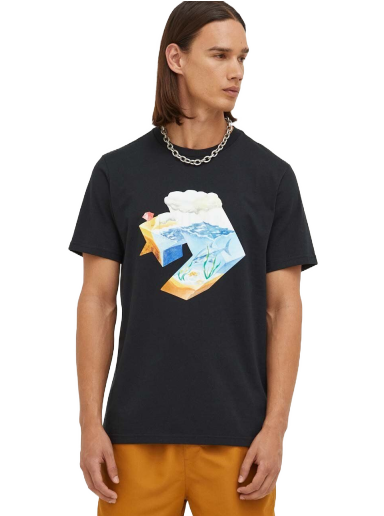 Majica Converse Star Chevron Ocean T-Shirt Črna | 10024746.A01
