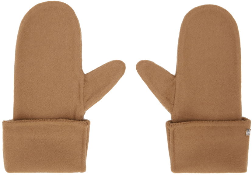 Rokavice TOTEME Doublé Wool Gloves Rjava | 221-872-717