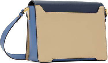 Torba za čez ramo Marni Marni Trunkaroo Medium Leather Shoulder Bag Bež | SBMP0195U1 P6948, 2