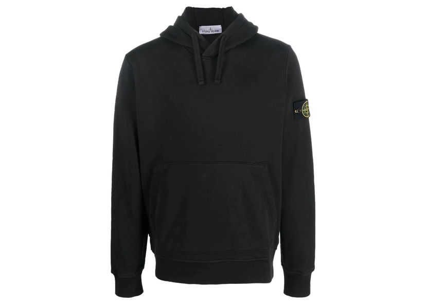 Pulover Stone Island Felpa Drawstring Hoodie Črna | 64151 / 101564151 A0029