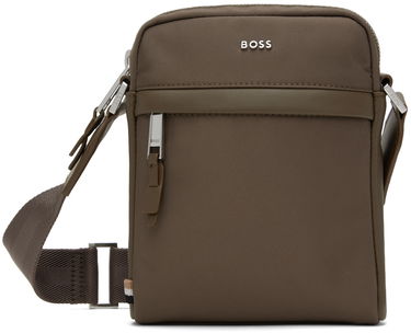 Torba za čez ramo BOSS BOSS Canvas Reporter Bag Zelena | 50536491, 0