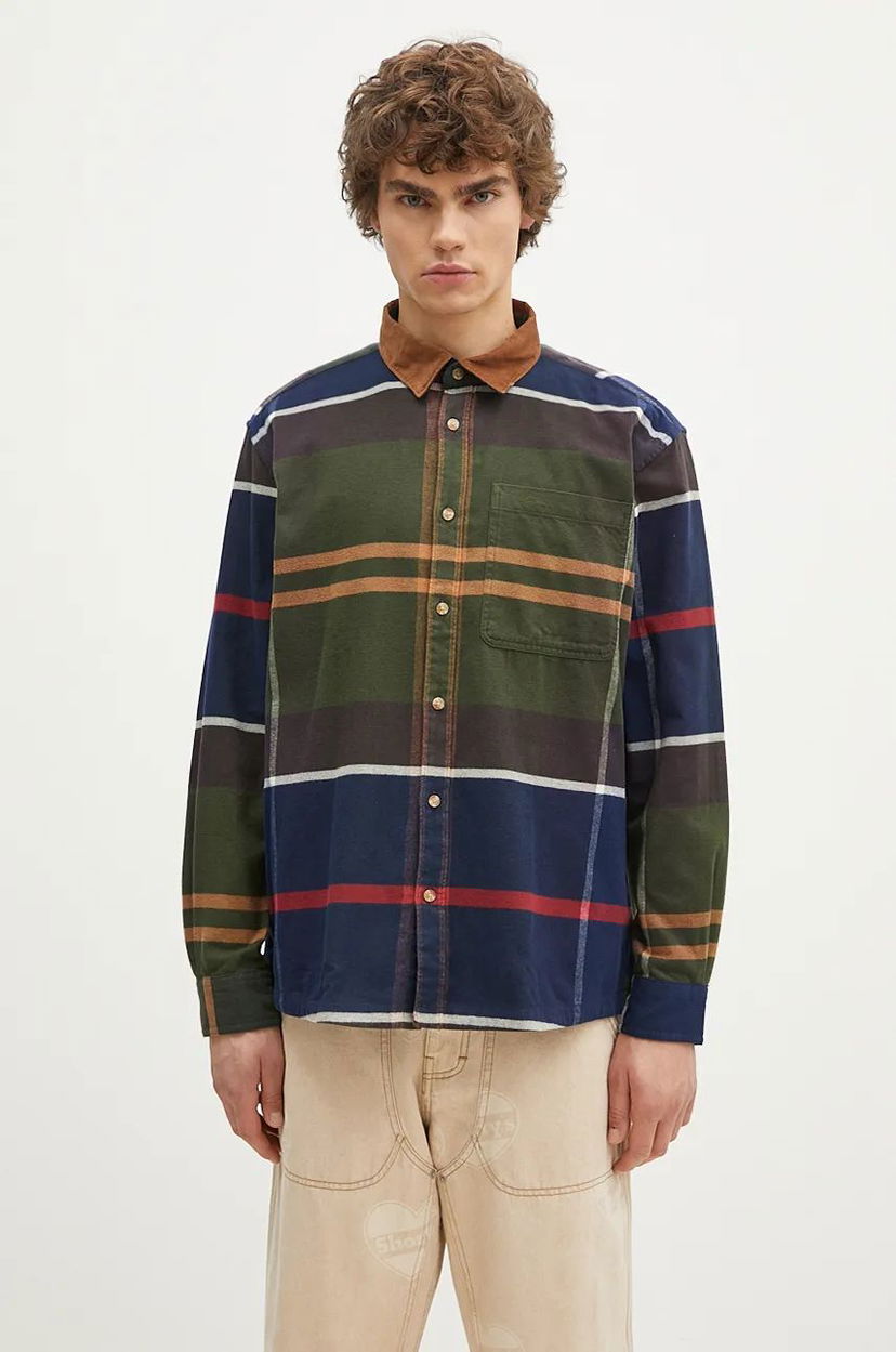 Srajce Barbour Tartan Shirt With Classic Collar Večbarvna | MSH5532