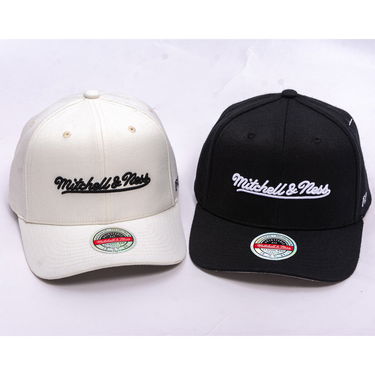 Kapa Mitchell & Ness Mitchell & Ness Branded Script Stretch Cap Črna | HC12184-MNNBLCK, 3