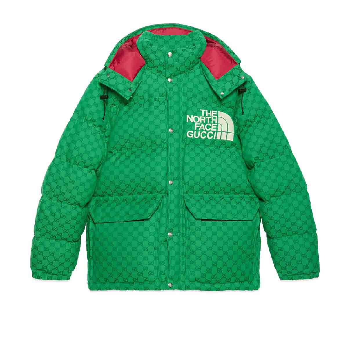 Jakna Gucci The North Face x Down Jacket Zelena | 670766 Z8APX 3421, 0