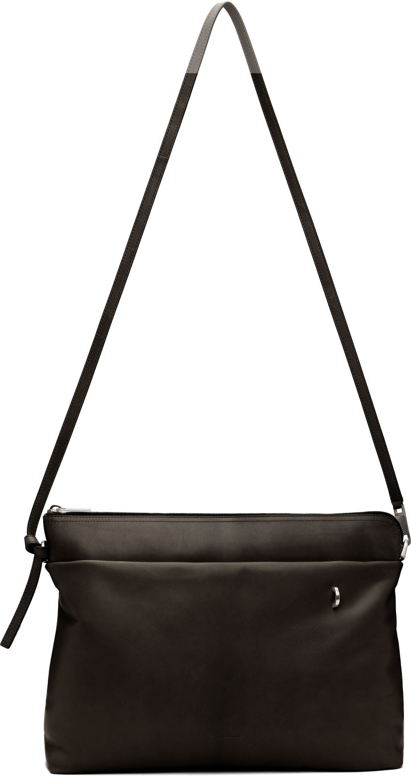 Torba za čez ramo Rick Owens Rick Owens Concordians Big Adri Bag Rjava | RA02E0726 LCAPA