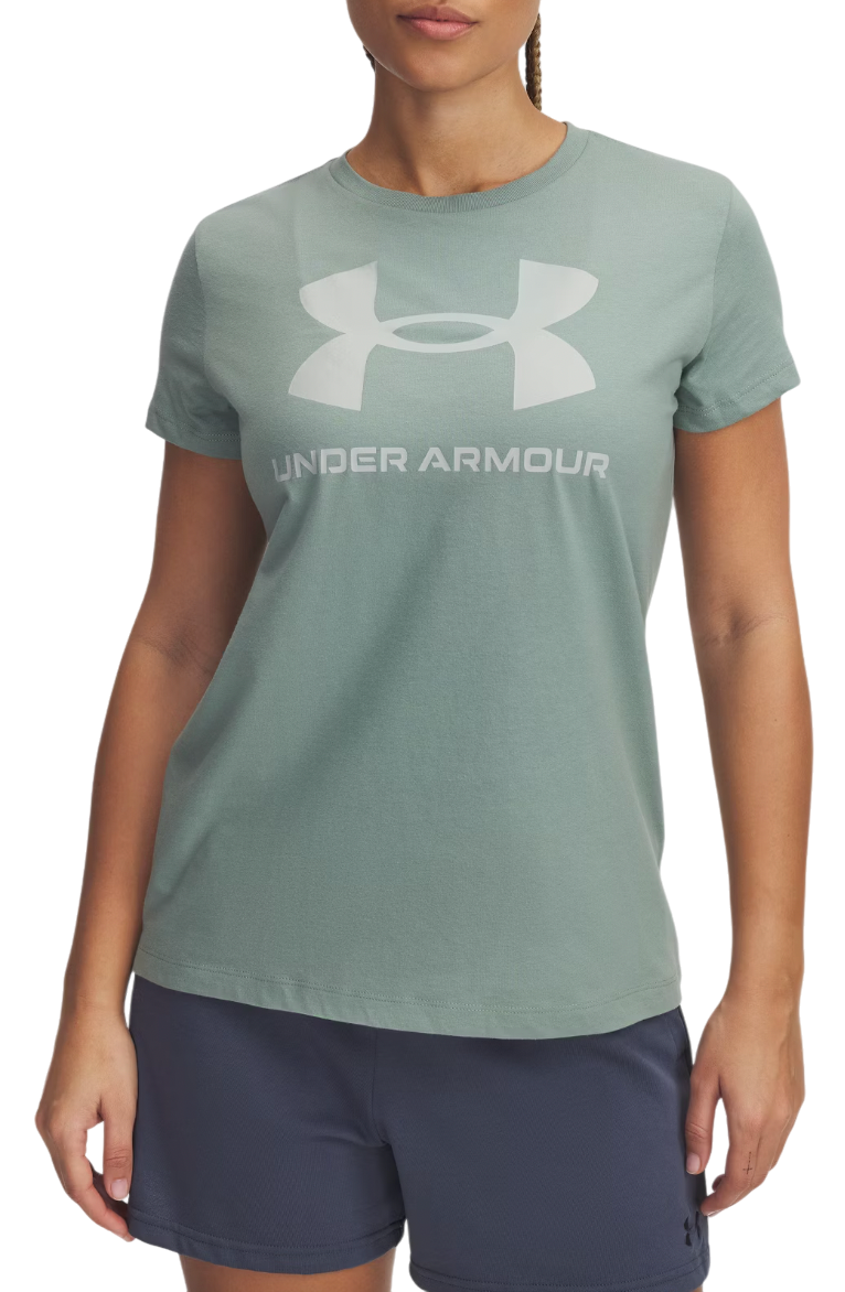 Majica Under Armour Rival Logo Short Sleeve T-Shirt Zelena | 1356305-348