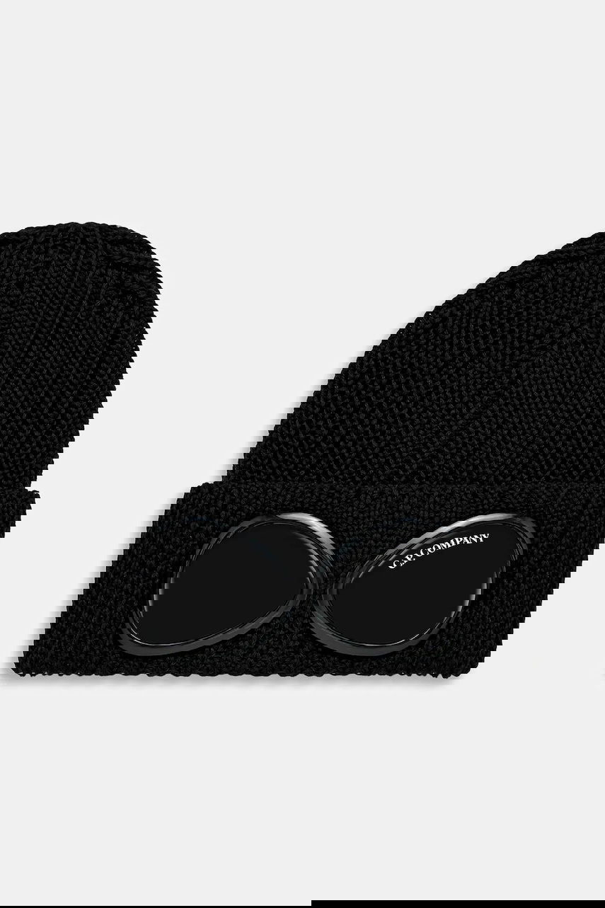Beanie C.P. Company C.P. Company Goggle Beanie Črna | RFCMAC742A005509A, 0