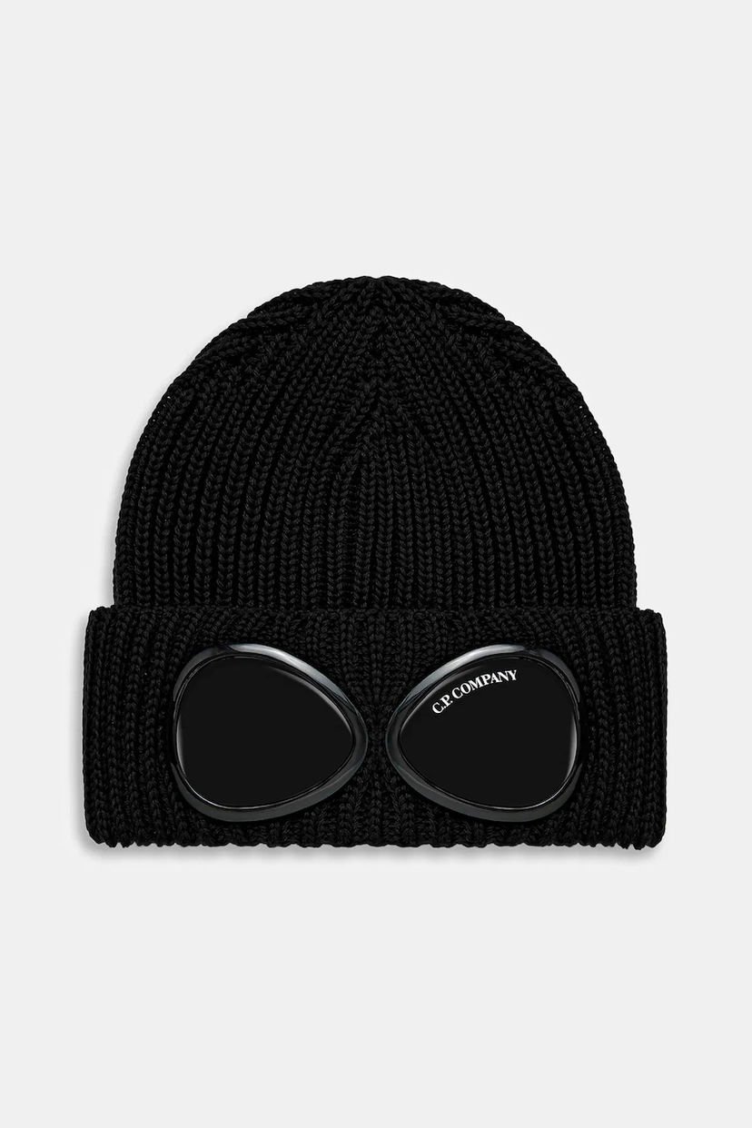 Beanie C.P. Company C.P. Company Goggle Beanie Črna | RFCMAC742A005509A