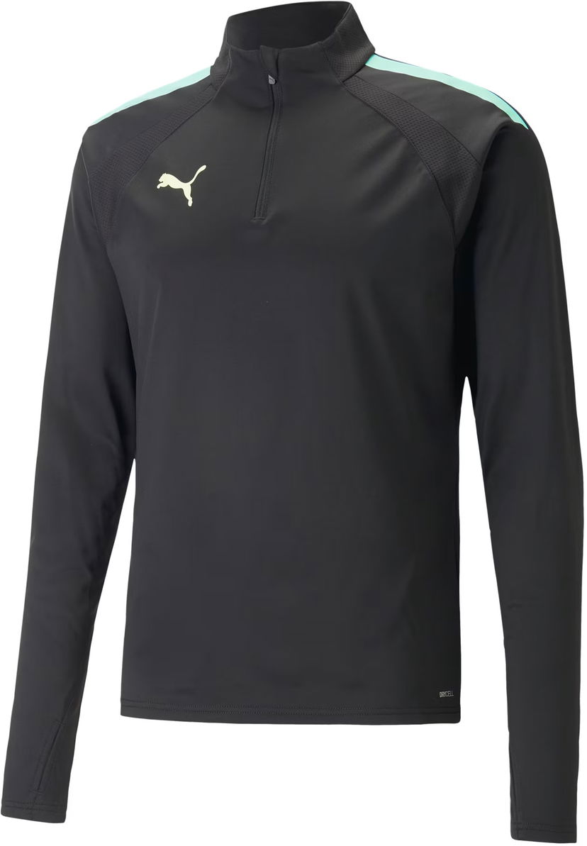Majica Puma Puma teamLIGA 1/4 Zip Top Črna | 657236-51