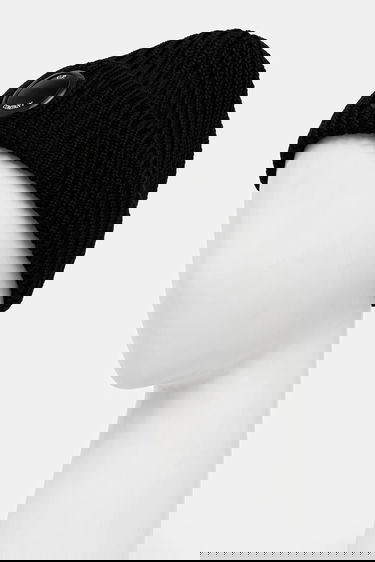 Beanie C.P. Company C.P. Company Wool Beanie Črna | RFCMAC739A005509A, 1
