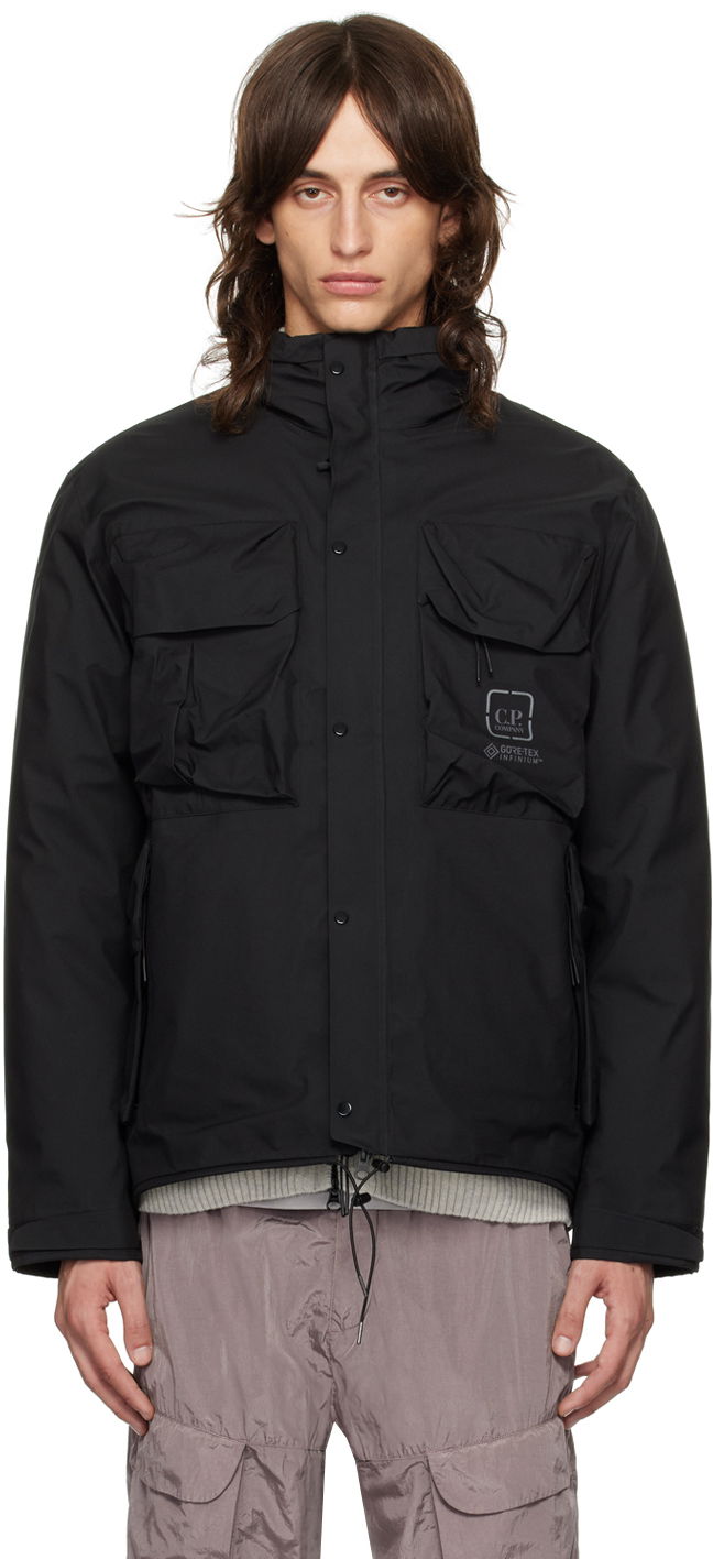 Parka C.P. Company GORE-TEX INFINIUM™ Utility Down Jacket Črna | 17CLOW001A-110031A