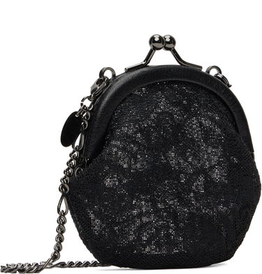 Denarnica Yohji Yamamoto YOHJI YAMAMOTO Clasp Coin Purse Črna | DP-A09-901, 1