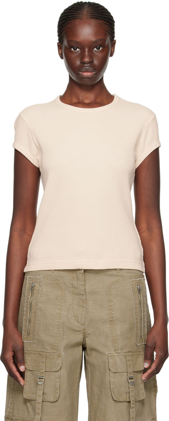 Majica Acne Studios Patch T-Shirt Bež | CL0266-