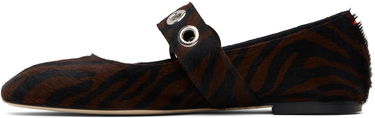Nega čevljev Aeyde Aeyde Uma Eyelet Mary-Jane Ballerina Flats Rjava | A11-FL-RKLS08FL159-SS25-953-070, 2