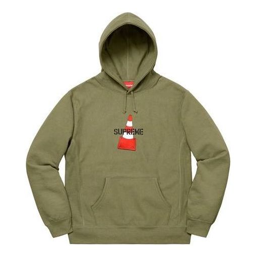 Pulover Supreme Supreme Cone Hooded Sweatshirt Zelena | SUP-FW19-104