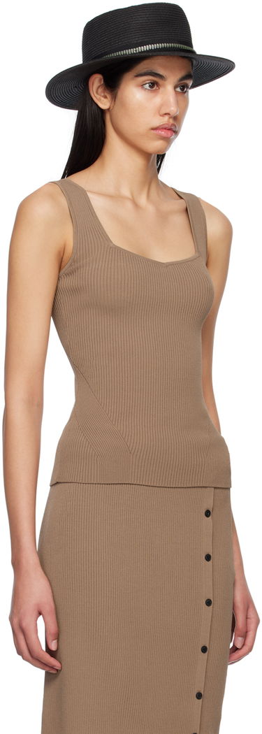 Majica brez rokavov rag & bone Rag & Bone Asher Rib Knit Tank Top Rjava | WAS23S035YL35, 1