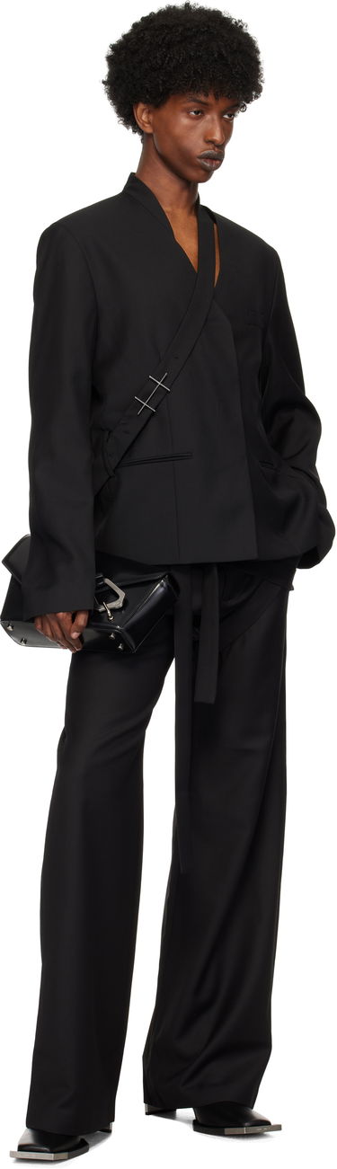 Hlače HELIOT EMIL Aegis Tailored Trousers Črna | AW24_M_10_182_BLK01, 3