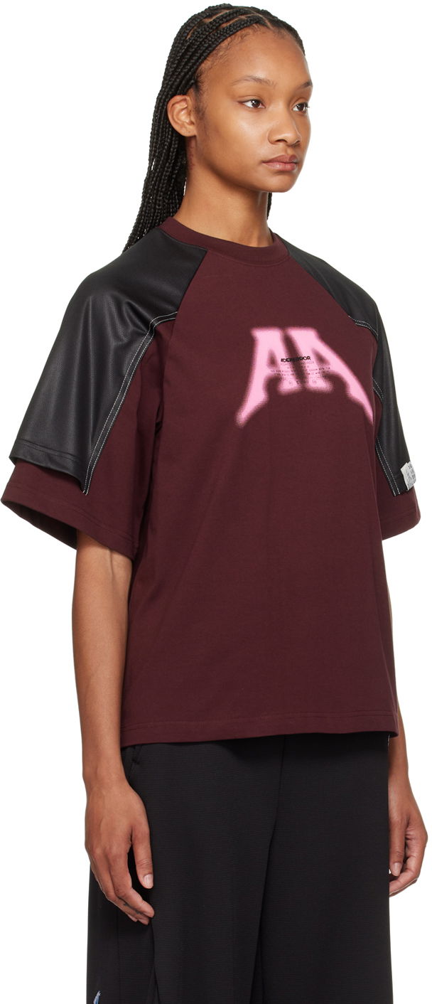 Majica ADER ERROR Nolc Graphic T-Shirt Bordo | BN01SSTS0101BU, 1