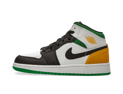 Superge in čevlji Jordan Air Jordan 1 Mid SE "White Laser Orange Lucky Green" Večbarvna | 852542-101