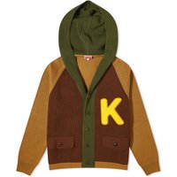 Pleteni pulover KENZO Colour Block Cardigan Rjava | FE55CA4383BI-14, 1
