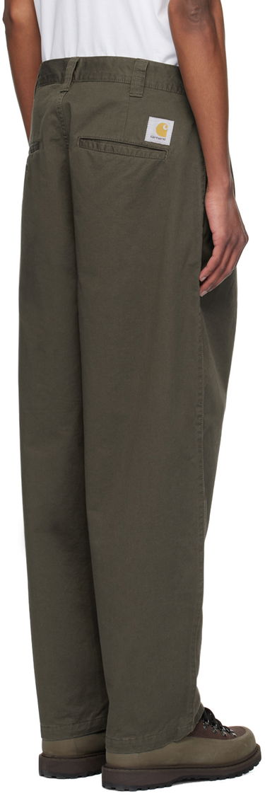 Hlače Carhartt WIP Merrick Relaxed Fit Cotton-Twill Trousers Zelena | I033759, 2