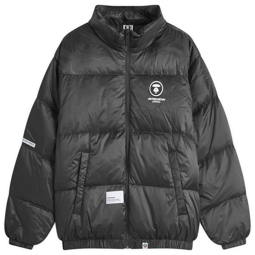 Puhovka AAPE by A Bathing Ape AAPE Now Camo Down Jacket Črna | AAPDNM7595XXNBKL