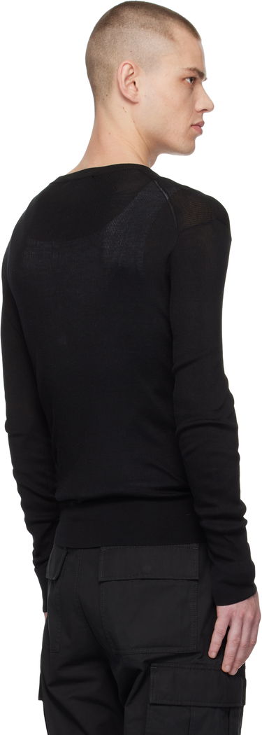 Majica Tom Ford Tom Ford Four-Button Henley Črna | KYL023-YMS081F24, 2