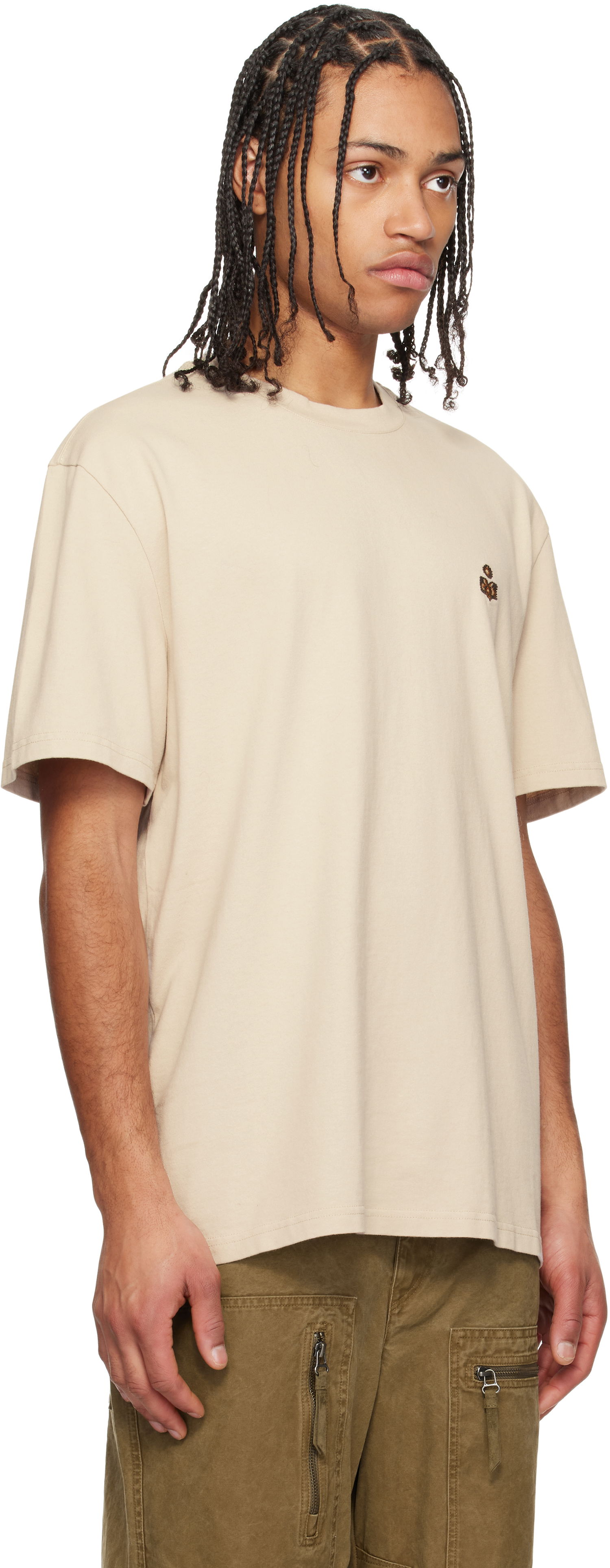 Majica ISABEL MARANT Isabel Marant Hugo T-Shirt Bež | 25PTS0149HE-C1N14H, 1