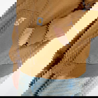 Jakna Carhartt WIP OG Active Hooded Canvas Full Zip Jacket Rjava | I035891-HZ.4O, 4