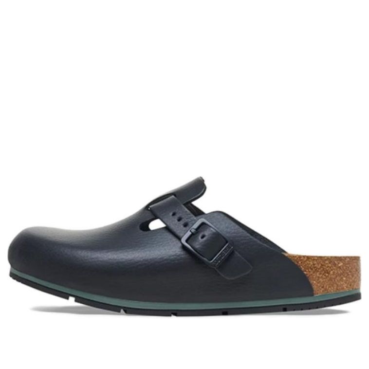 Superge in čevlji Birkenstock Boston Pro Natural Leather Sandals Črna | 1025979