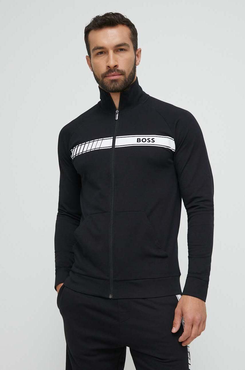 Pulover BOSS Authentic Full Zip Jacket Črna | 50496746, 0