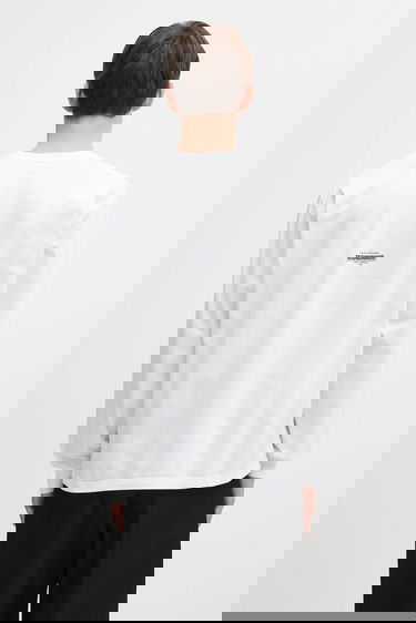 Majica Neighborhood NH . TEE LS-9 Long-Sleeve T-Shirt with 'Noha Ghost' Print Bela | 252PCNH.LT09, 2