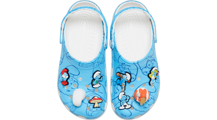 Superge in čevlji Crocs Smurfs Classic Clogs Modra | 210820-90H